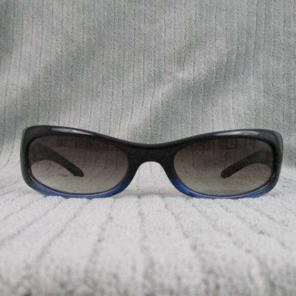 New Divine Eyewear Kali Black Blue Fade/Smoke Sunglasses Women's NWT - Picture 1 of 8